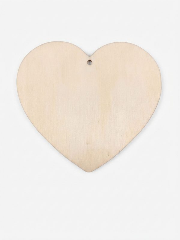 Sagoma di legno neutra CUORE