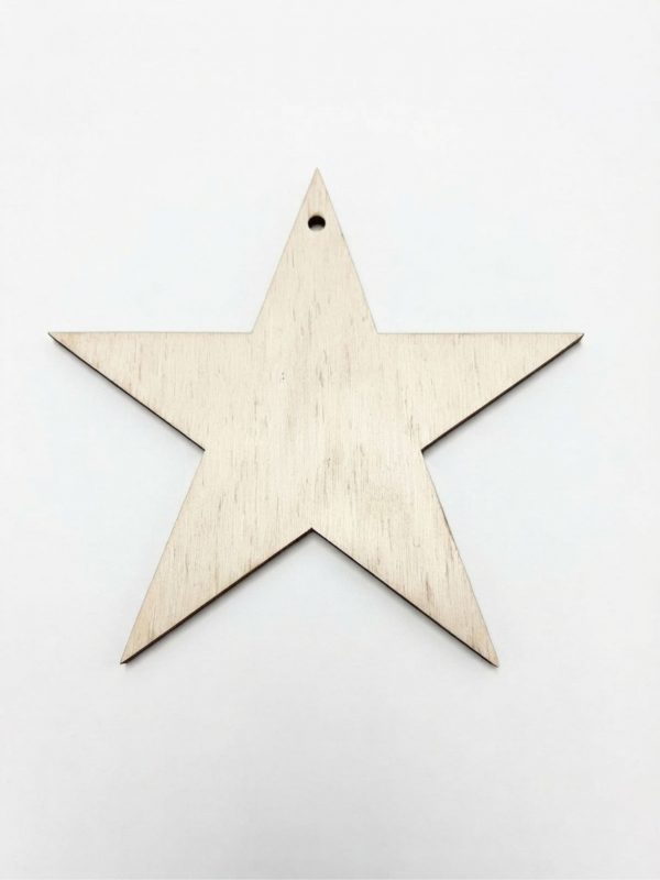 Sagoma di legno neutra STELLA