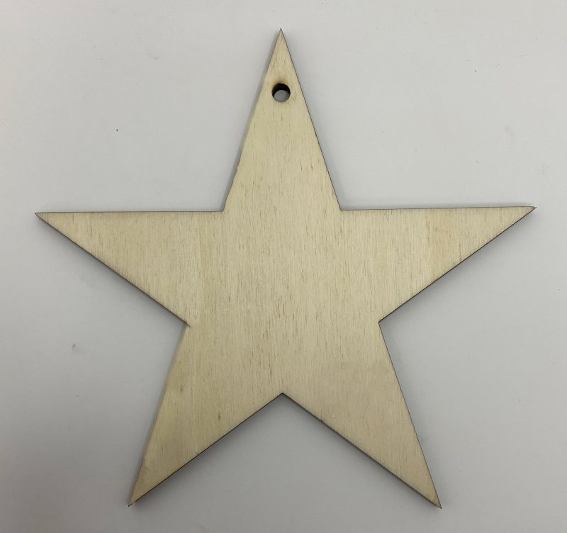 10 Stelle In Legno Naturale Da 10,2 Cm | Forma Grezza Per Decorazioni Fai Da Te, Lavoretti E Composizioni