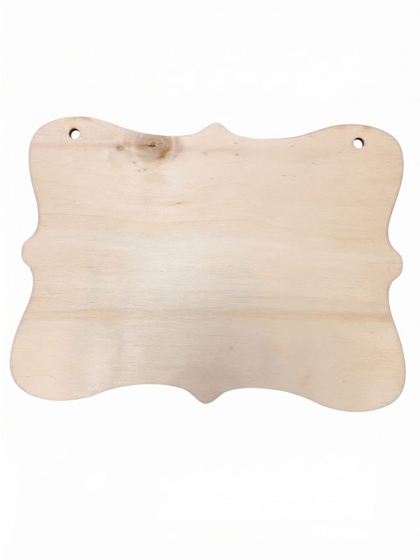 Cornice in legno grezzo modello 1