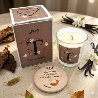 🚬🍯 Candela Soia "Tabacco Vaniglia" 80gr
