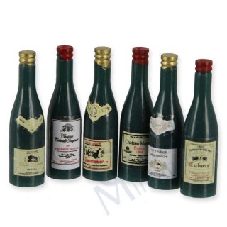 Set 6 Bottiglie di Vino in Miniatura