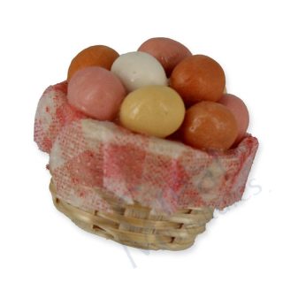 Cestino delle Uova con Telo Scozzese