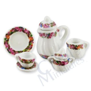 🌸 Set Porcellana 11 Pezzi "Rosa Primavera"