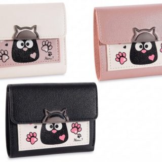 Portafoglio Gatti in Similpelle - Compatto e Colorato