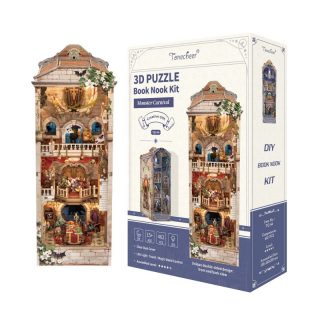 Monster Carnival" - Puzzle 3D in Legno con Luci LED e Integrazione Magic Wand