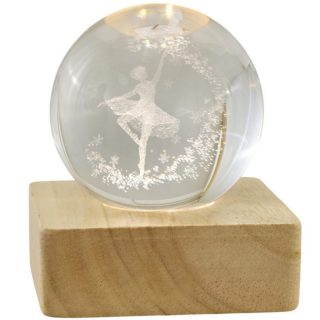 Sfera Luminosa Ballerina – 8x8x10cm – A Batteria