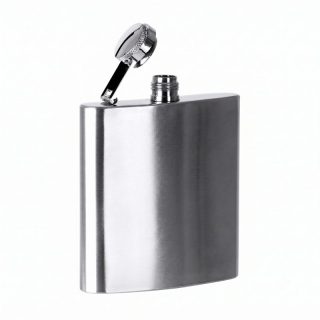 Fiaschetta in Acciaio Inox – Modello Classico Neutro