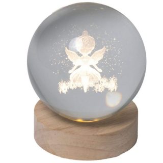 Sfera Luminosa Fatina – 6x6x8cm – USB - Gift Box