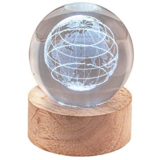 Sfera Luminosa Globo – 6x6x8cm – A Batteria