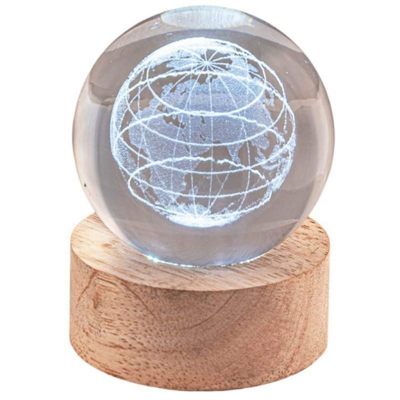 Sfera Luminosa Globo – 6x6x8cm – A Batteria