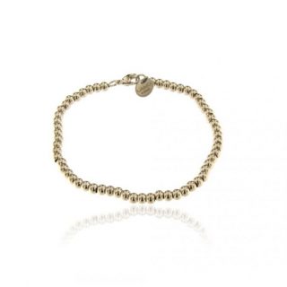 Bracciale con Sfere 3 mm in Acciaio Inox