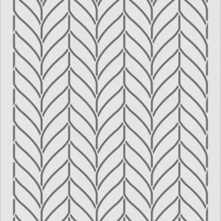 Stencil Pattern Spina di Pesce a Foglia Z54-A4