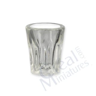 Set 4 Bicchieri da Acqua in Plastica Trasparente in Miniatura (0,9 x 1,1 cm H)